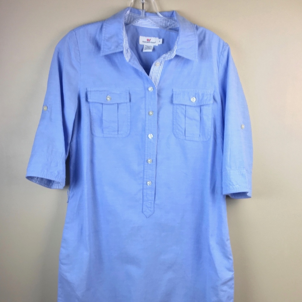 Vineyard Vines Women’s Size 4 Shirt Dress *Read*